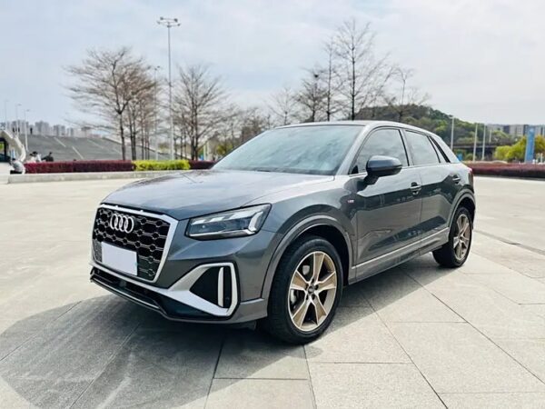 The used car 2022 Audi Q2L 1.4L 35 TFSI with grey color