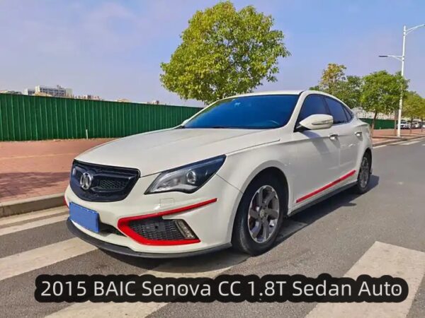 The used car BAIC Senova CC with white color
