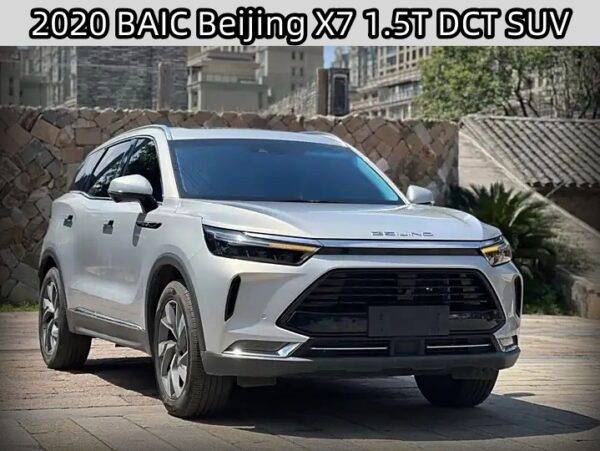 The used car BAIC Beijing X7 with silver color