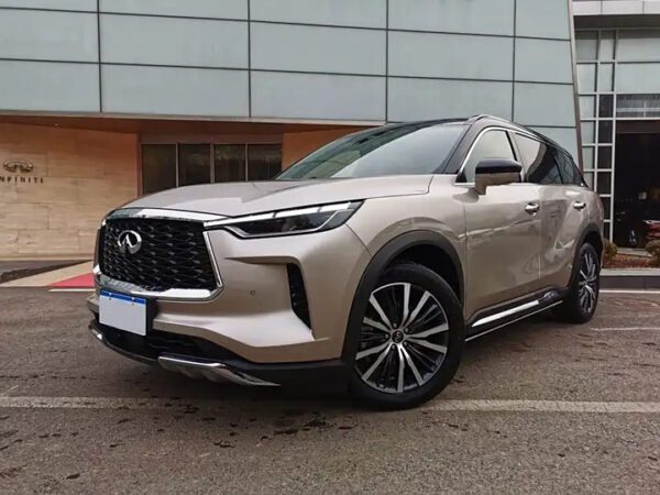 The Used car 2022 Champagne Brown Infiniti QX60 for sale.