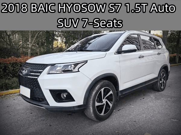 The used car BAIC HYOSOW S7 with white color