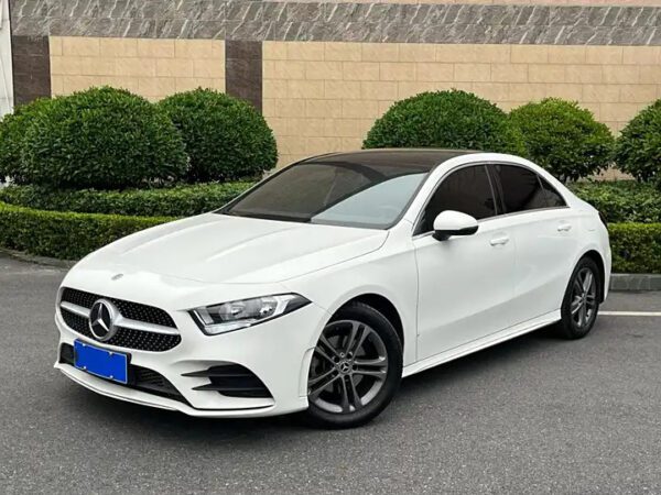 The used car Mercedes-Benz A-Class with white color